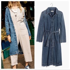 madewell denim duster